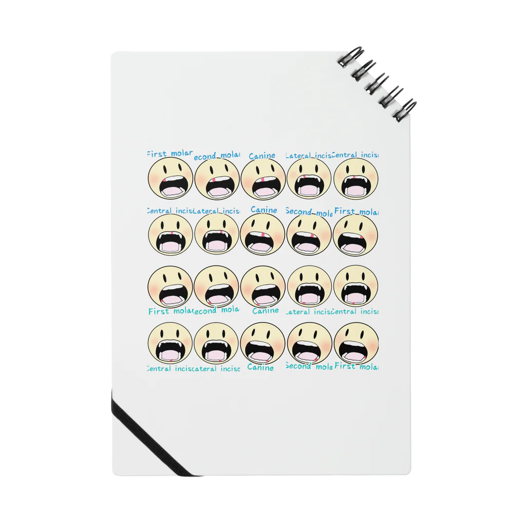 Osoro DesignのCherish family memories（Baby teeth） Notebook