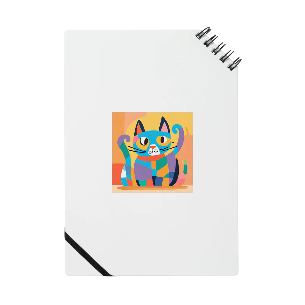 IKA_0120のカラフルな猫 Notebook