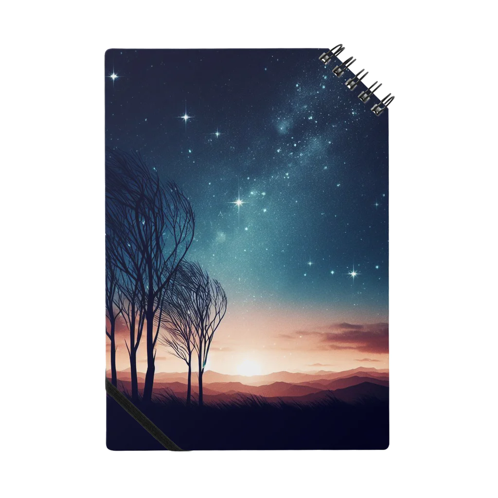 終わらない夢🌈の幻想的な夜空🌌 ノート