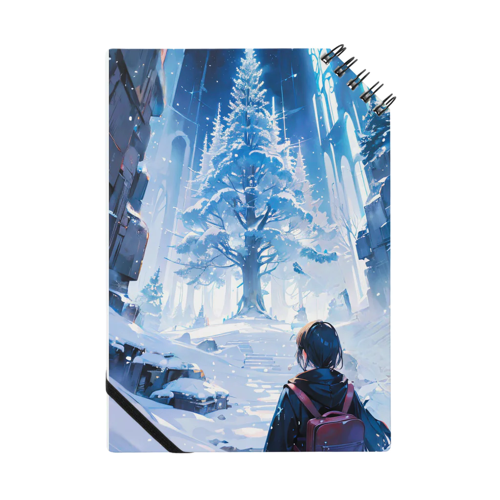 卯月なのかのMagical Winter Journey　〜雪に染められた銀世界の旅〜　No.3「常雪樹」 Notebook