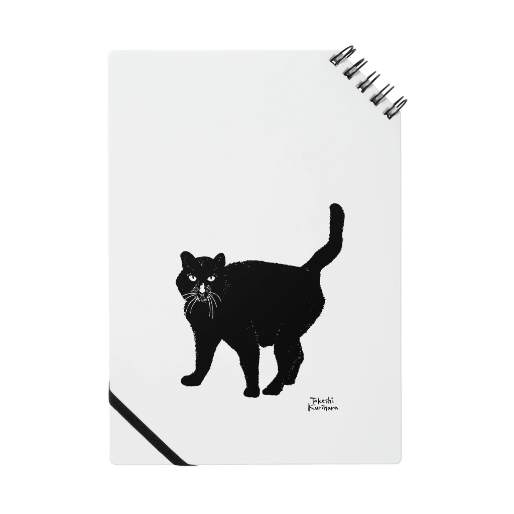 TakeshiKuriharaArtの黒猫 / Black Cat  Notebook