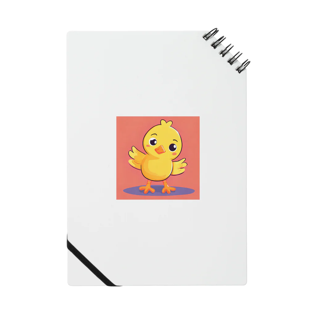 kimikun1のかわいいひよこのデフォルメされたアニメスタイルをお楽しみください！ふんわりとした特徴的なデザインが、楽しさと愛らしさを引き立てます。愛くるしい姿や愉快なポーズで、様々な感情を表現します。チャットやメッセージでの使用に最適で、明るく楽しいコミュニケーションを演出します。このひよこのデザイン Notebook