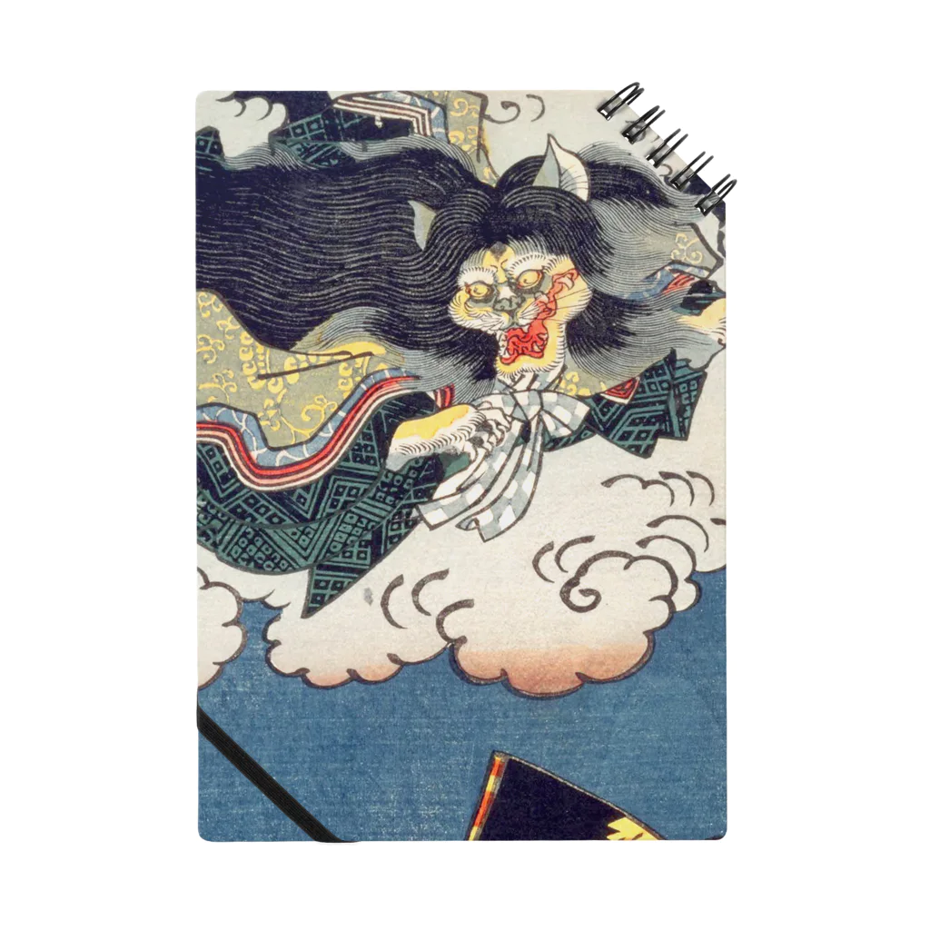 浮世絵ショップ のどぐろ　UKIYOE SHOP NODOGUROの猫　東海道五十三次ノ内藤川 / 53 Stations of the Tokaido, Naito River Notebook