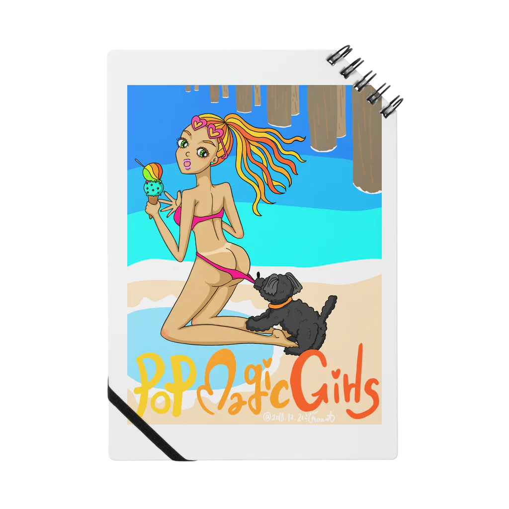 Pop Magic GirlsのSuntan Girl🌞   Notebook