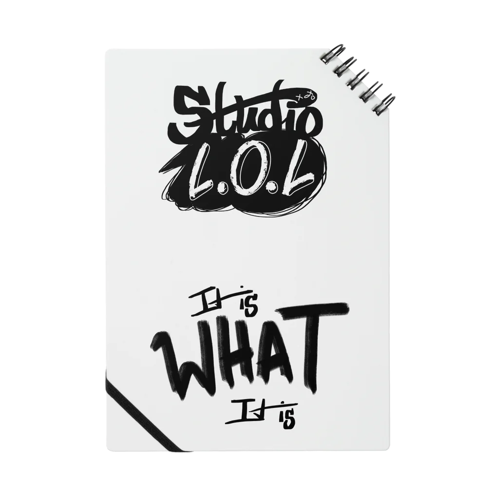 Studio L.O.Lのメッセージ【It is what It is】 Notebook