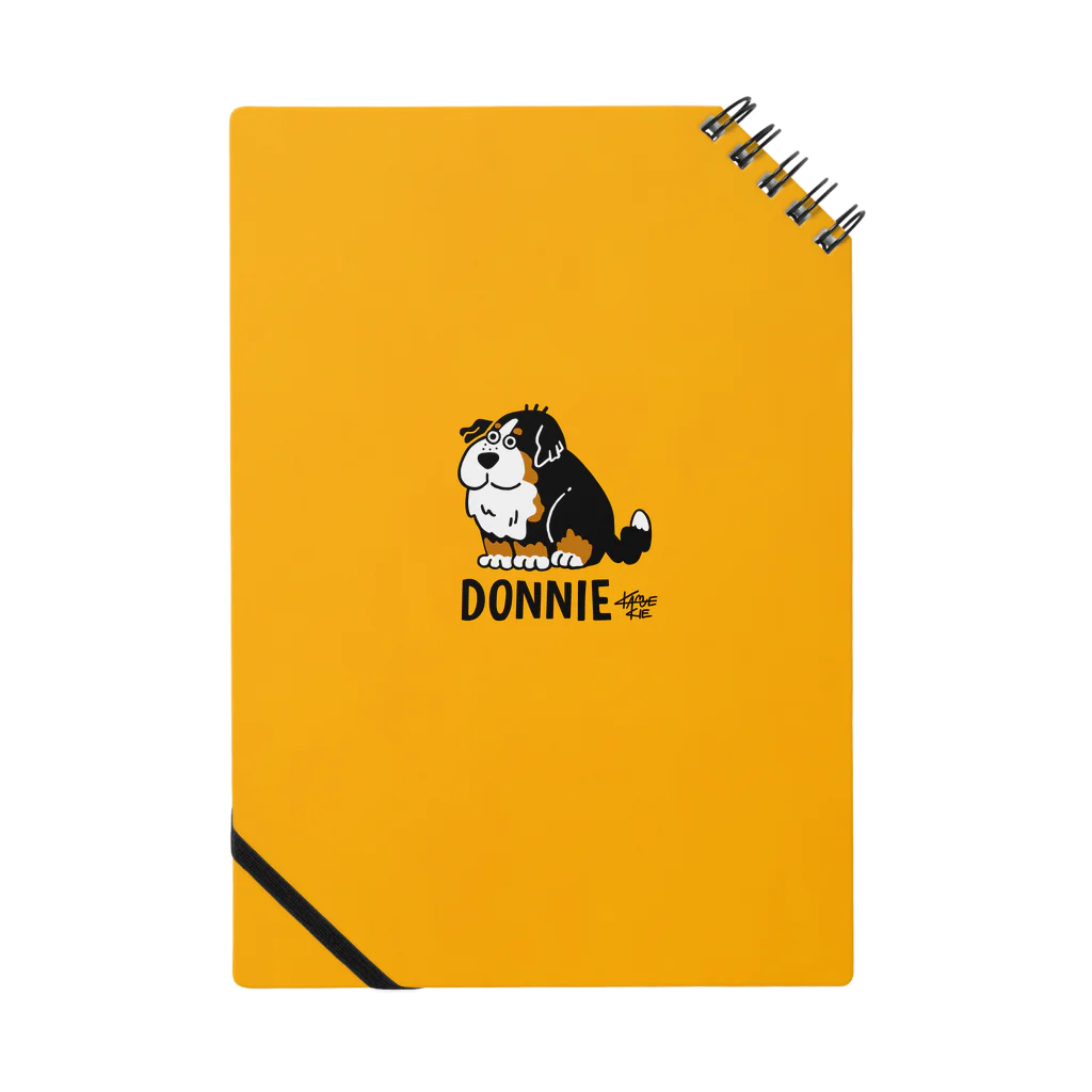 DONNIE log.のどんちゃん Yellow Notebook