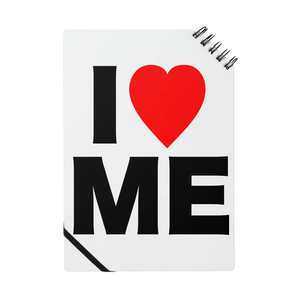 【シリーズ】おもしろ格言ショップの【おふざけシリーズ】I♡ME Notebook