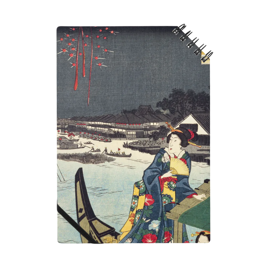 浮世絵ショップ のどぐろ　UKIYOE SHOP NODOGUROの花火　江戸自慢三十六興　両こく大花火 / Pride of Edo 36 Ryogoku Big Fireworks ノート