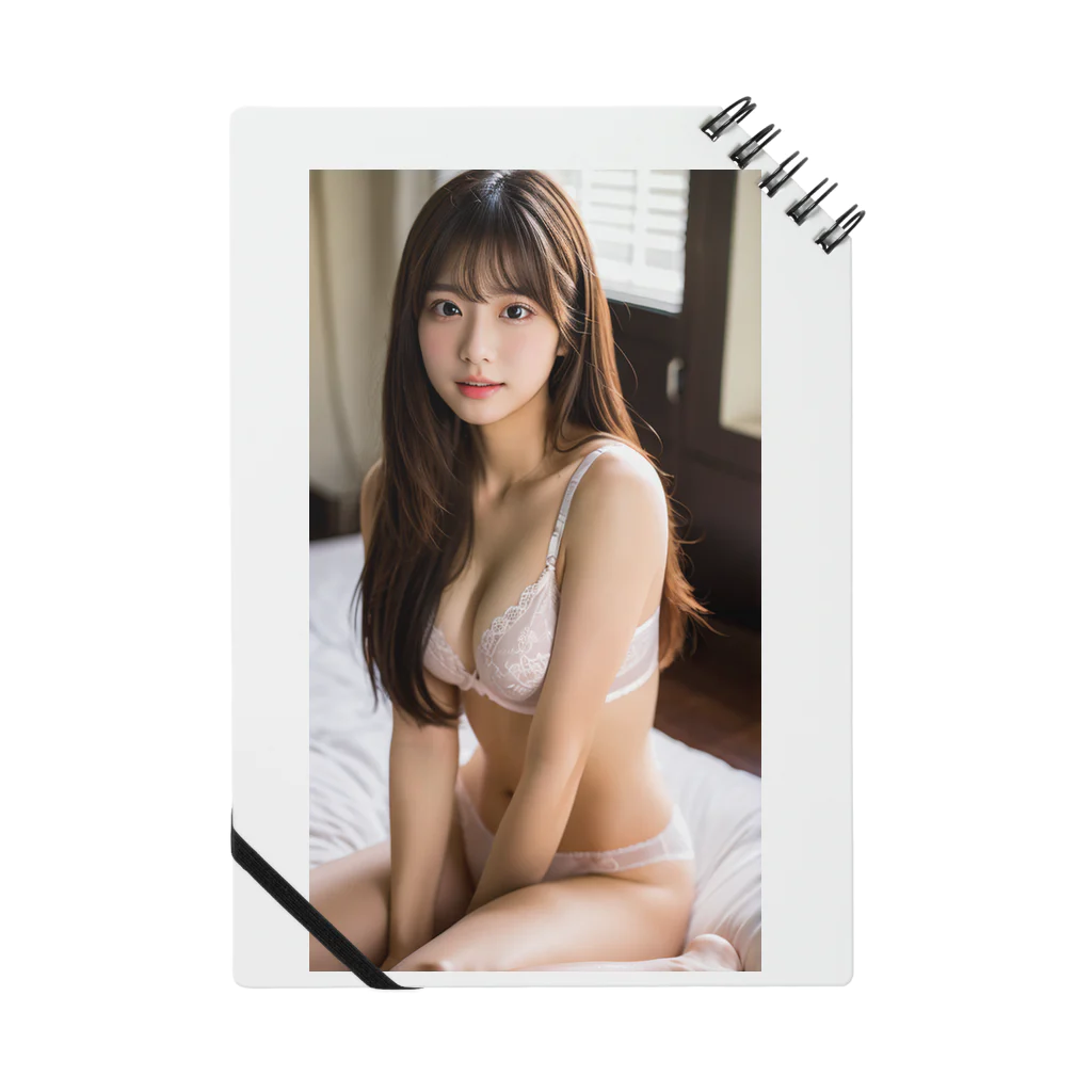 BeautifulLadyCollectionTokyoのAI下着美女(白) Notebook