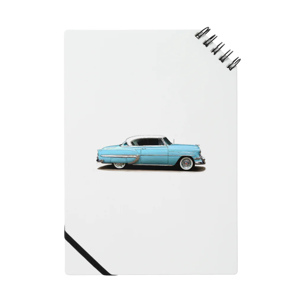 wowwooのChevrolet Bel Air　BLUE Notebook