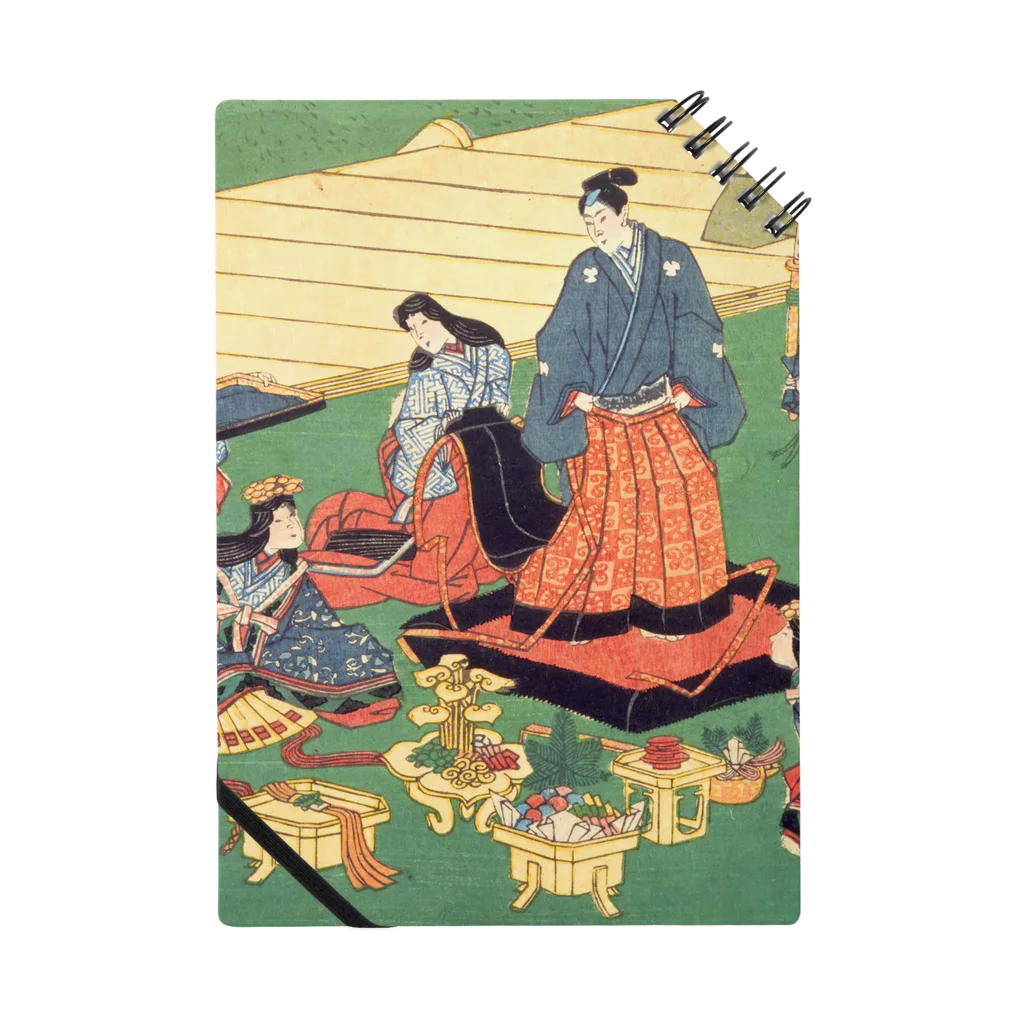 浮世絵ショップ のどぐろ　UKIYOE SHOP NODOGUROの東海道之内　京都御出立 / From the Tokaido, Kyoto departure Notebook