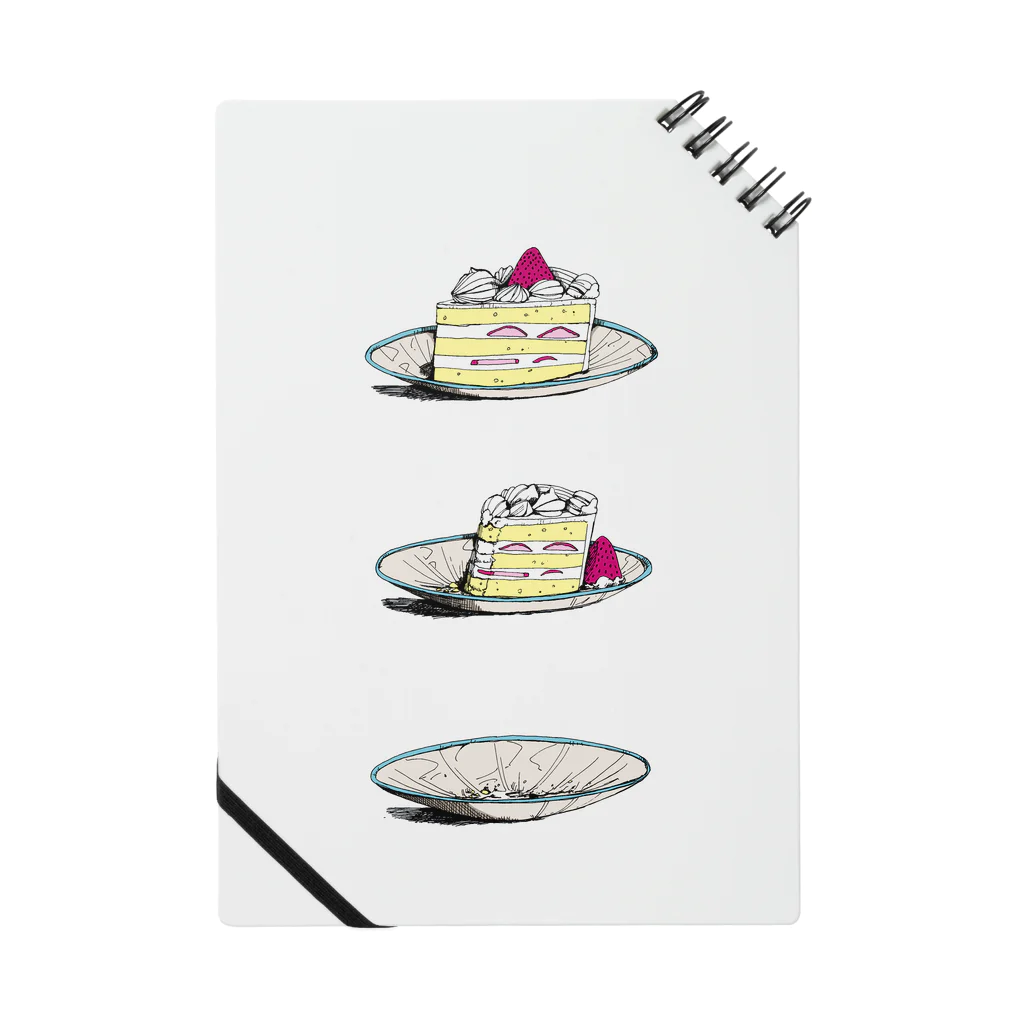 嘉原麦のEating cake Notebook