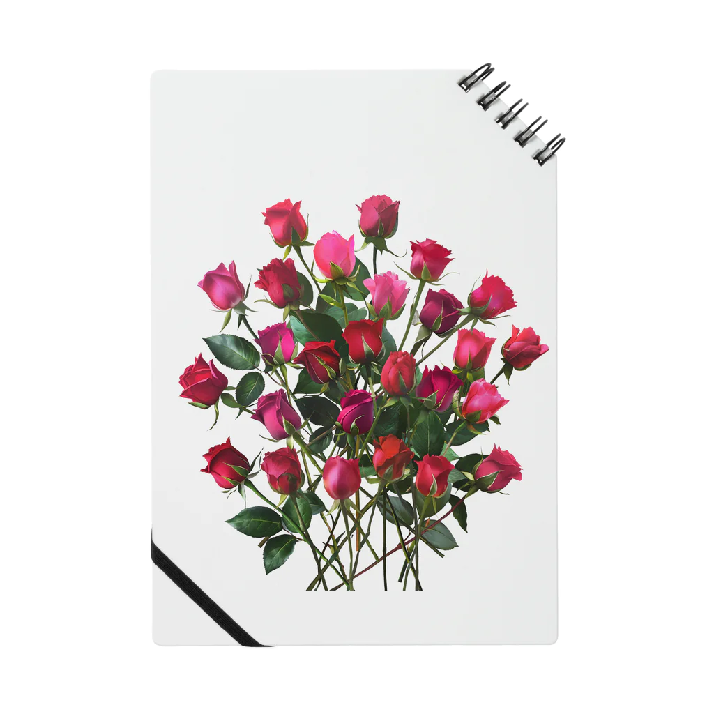 24_Redpink  visual calendarのRedpink 26 Roses ノート