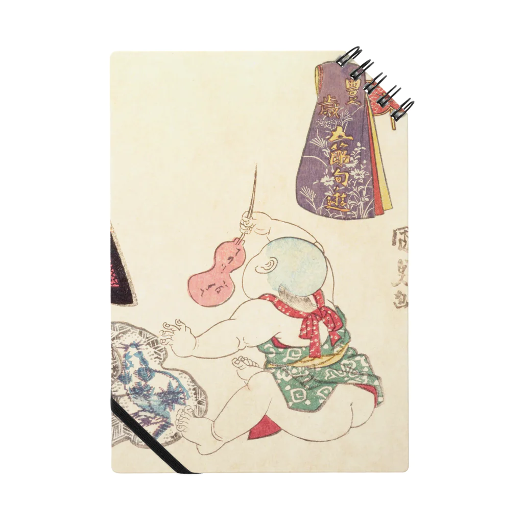 浮世絵ショップ のどぐろ　UKIYOE SHOP NODOGUROの赤ちゃん　七夕 豊歳五節句遊 / Tanabata Bountiful Year Five Festivals Play Notebook