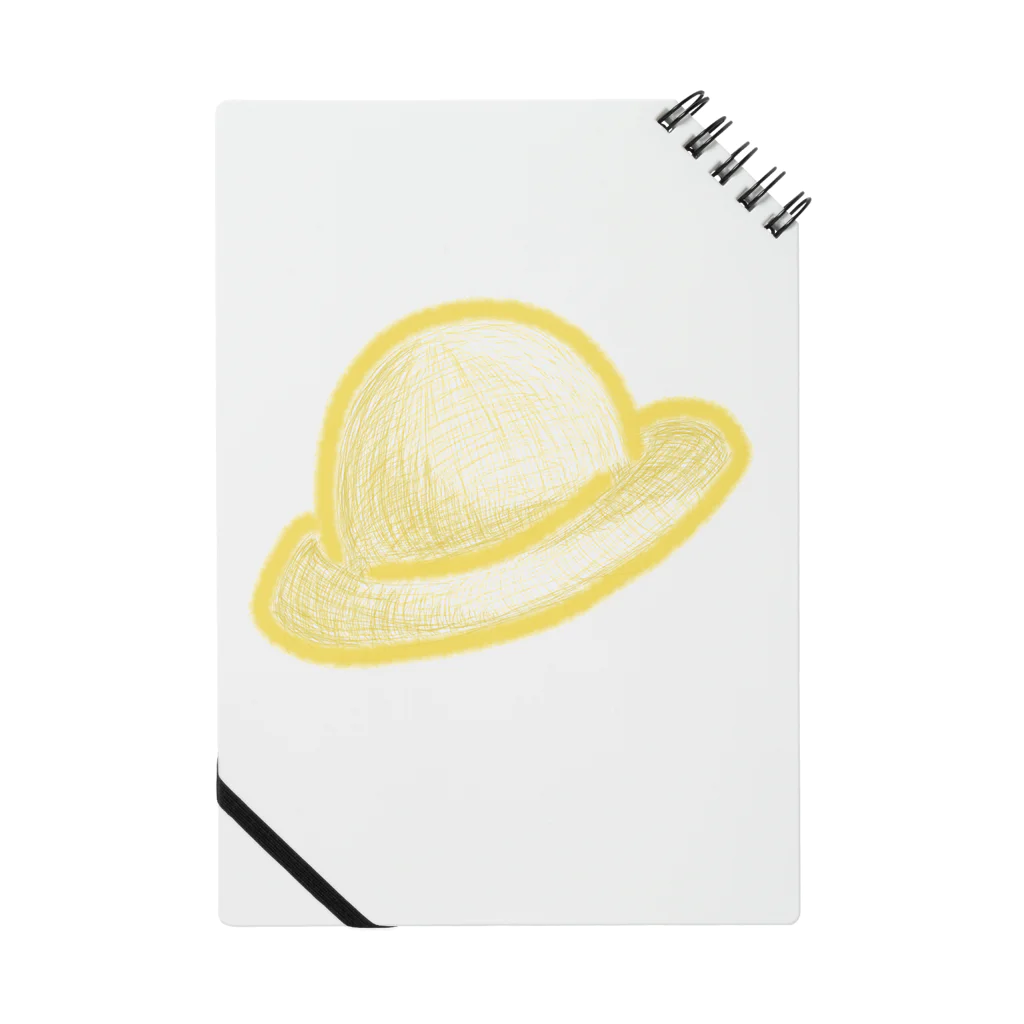 いちご2415の麦わら帽子【デッサン風】 Notebook