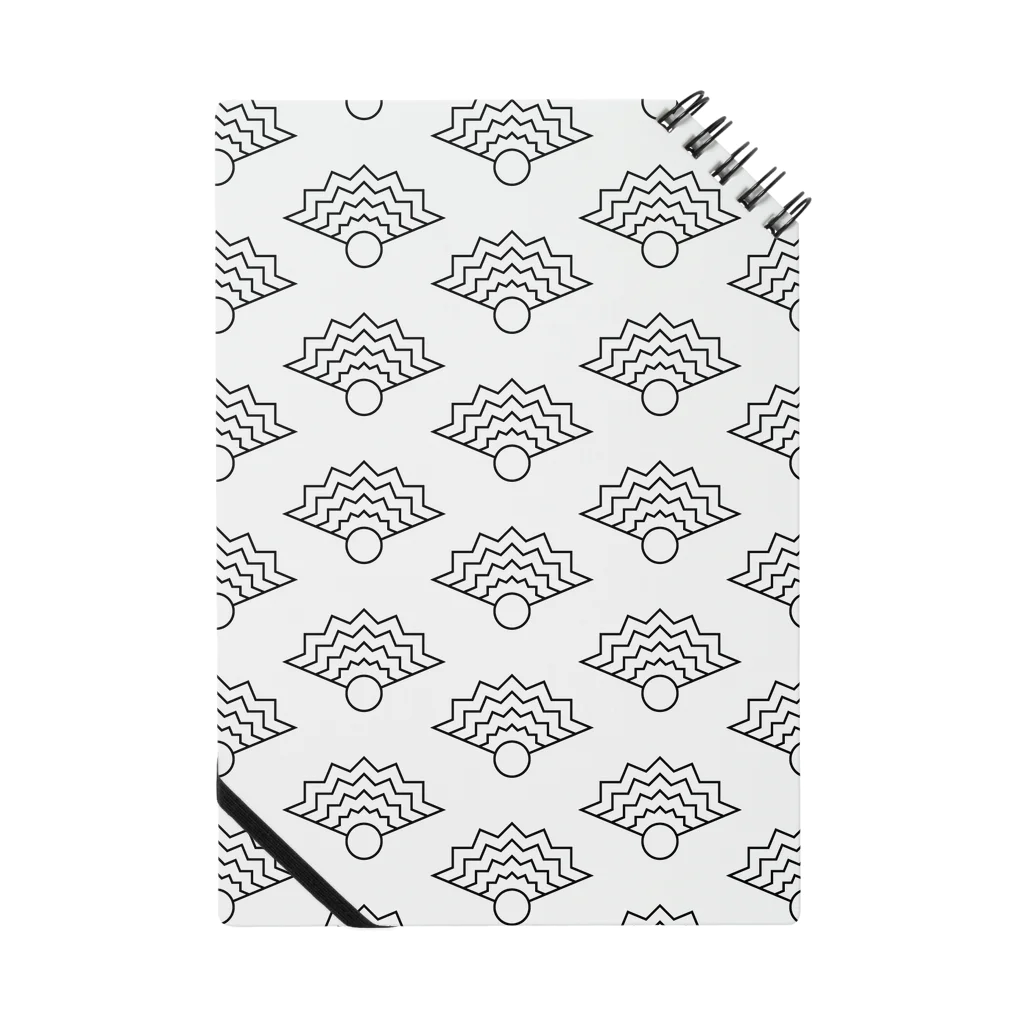 Nippon Malaya / 日本マラヤのNIMAFUKU (Pattern - White) Notebook