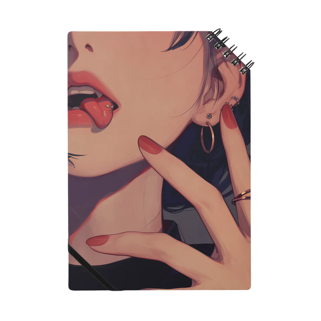 ハチドリ(HACHIDORI)のTongue Piercing Notebook