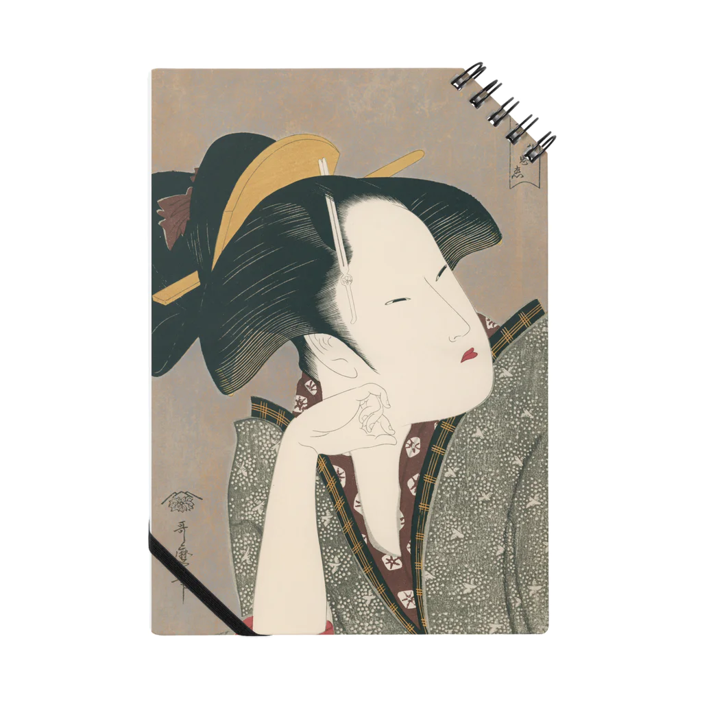 寿めでたや(ukiyoe)の浮世絵：喜多川歌麿_物思恋 ノート