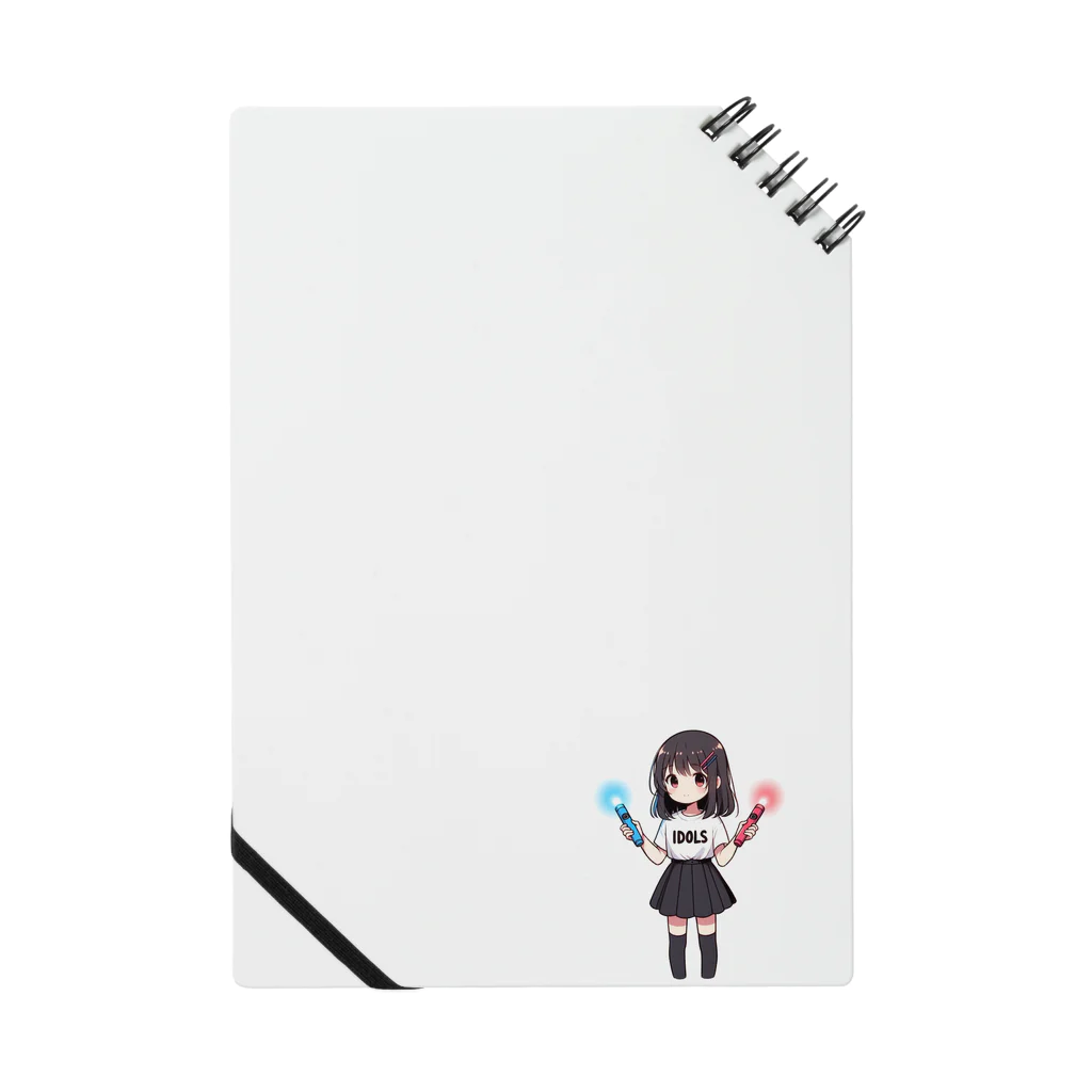 momomikansakuraのアイドル好き女子 Notebook