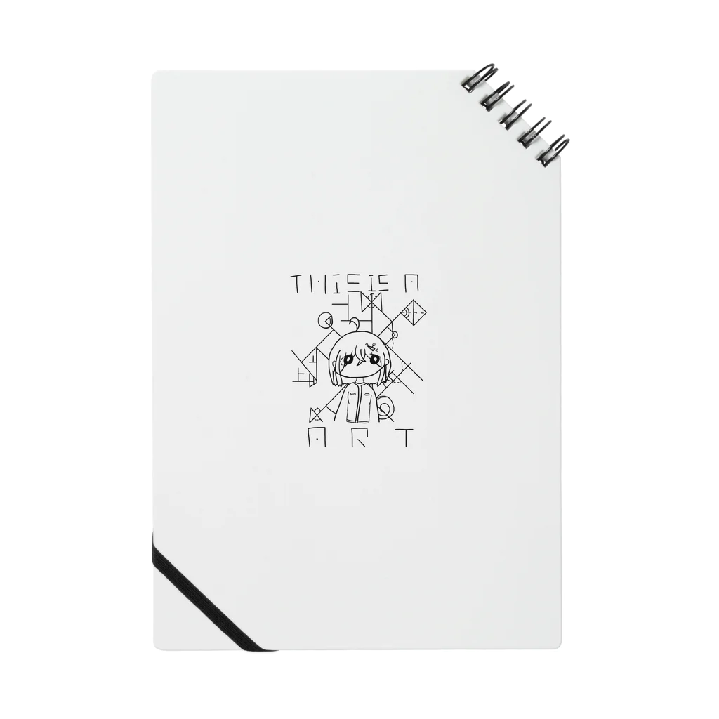 月から幾何学ショップのThis is a art Notebook