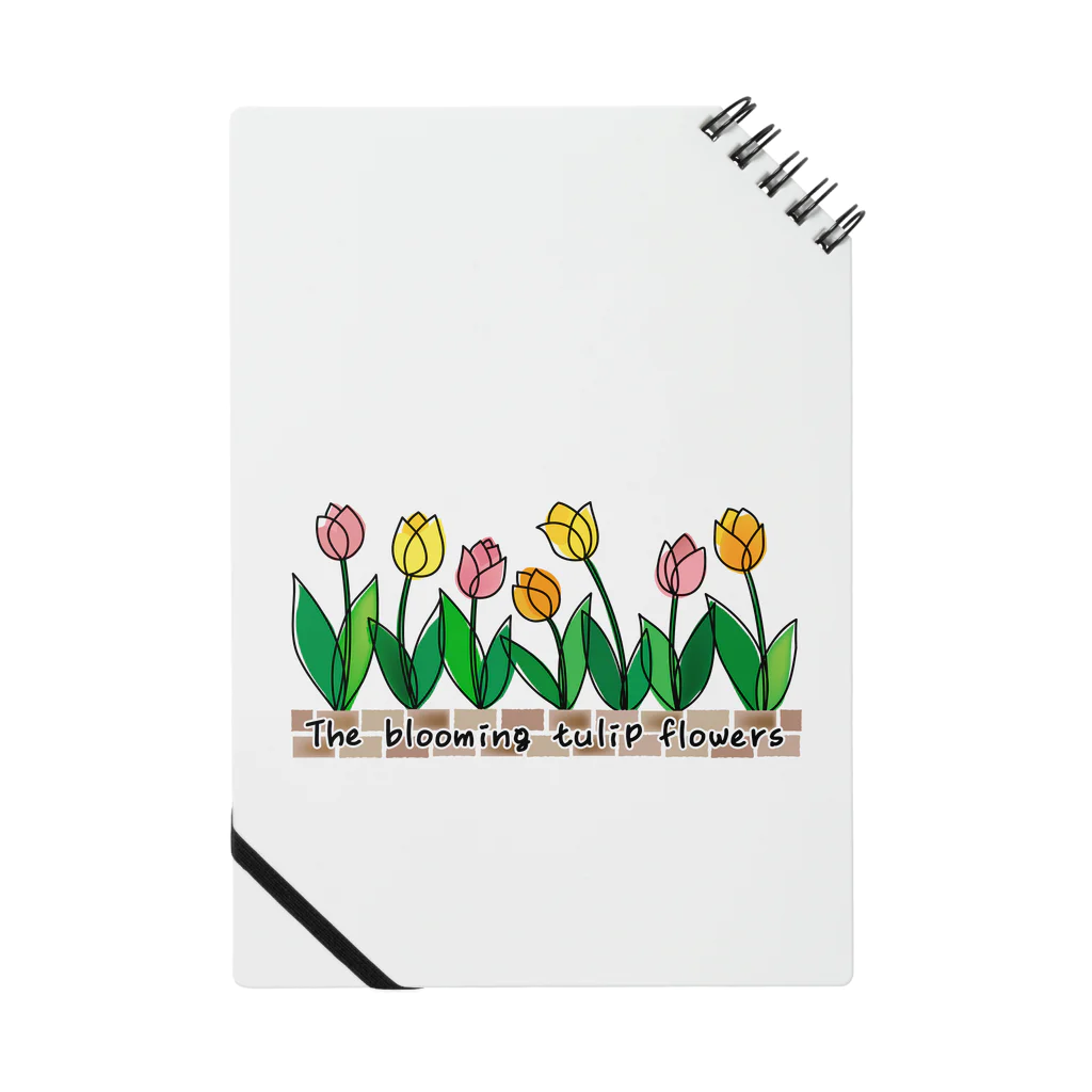 sari'sのThe blooming tulip flowers Notebook