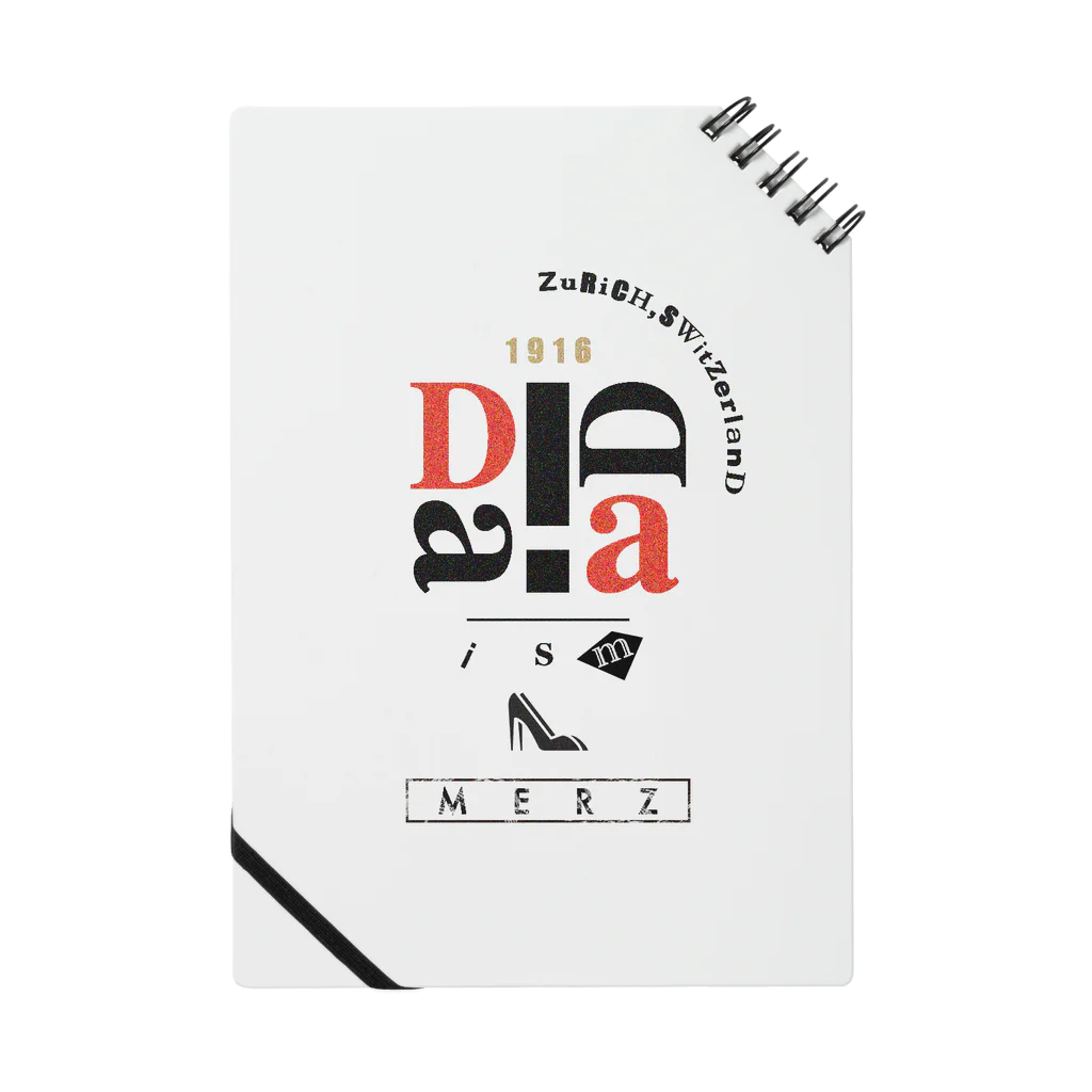 No.30_DesignWorks typographyのDadaism art Typography Design ノート