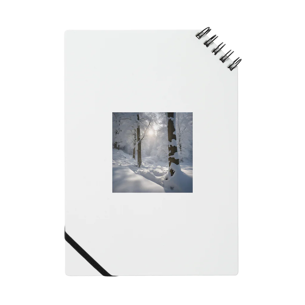 Atrantickの美しい雪景色グッズ Notebook