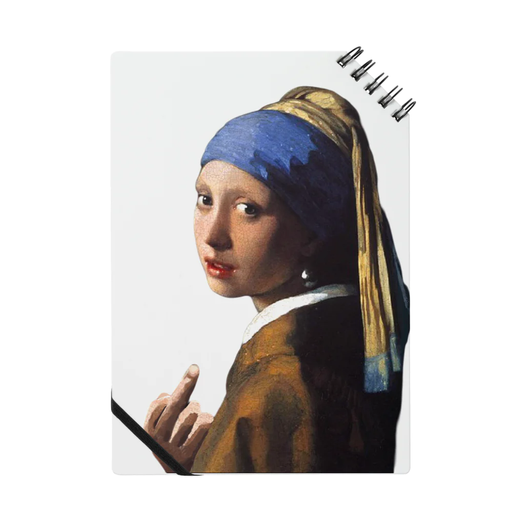 ZOO HOUSEの (真珠の耳飾りの少女) Girl with a Pearl Earring and a Middle Finger ノート