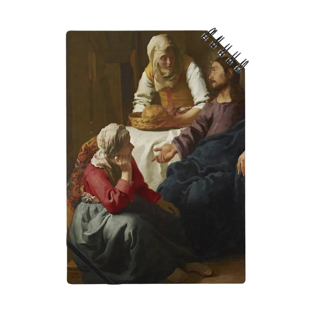 世界美術商店のマルタとマリアの家のキリスト / Christ in the House of Martha and Mary Notebook