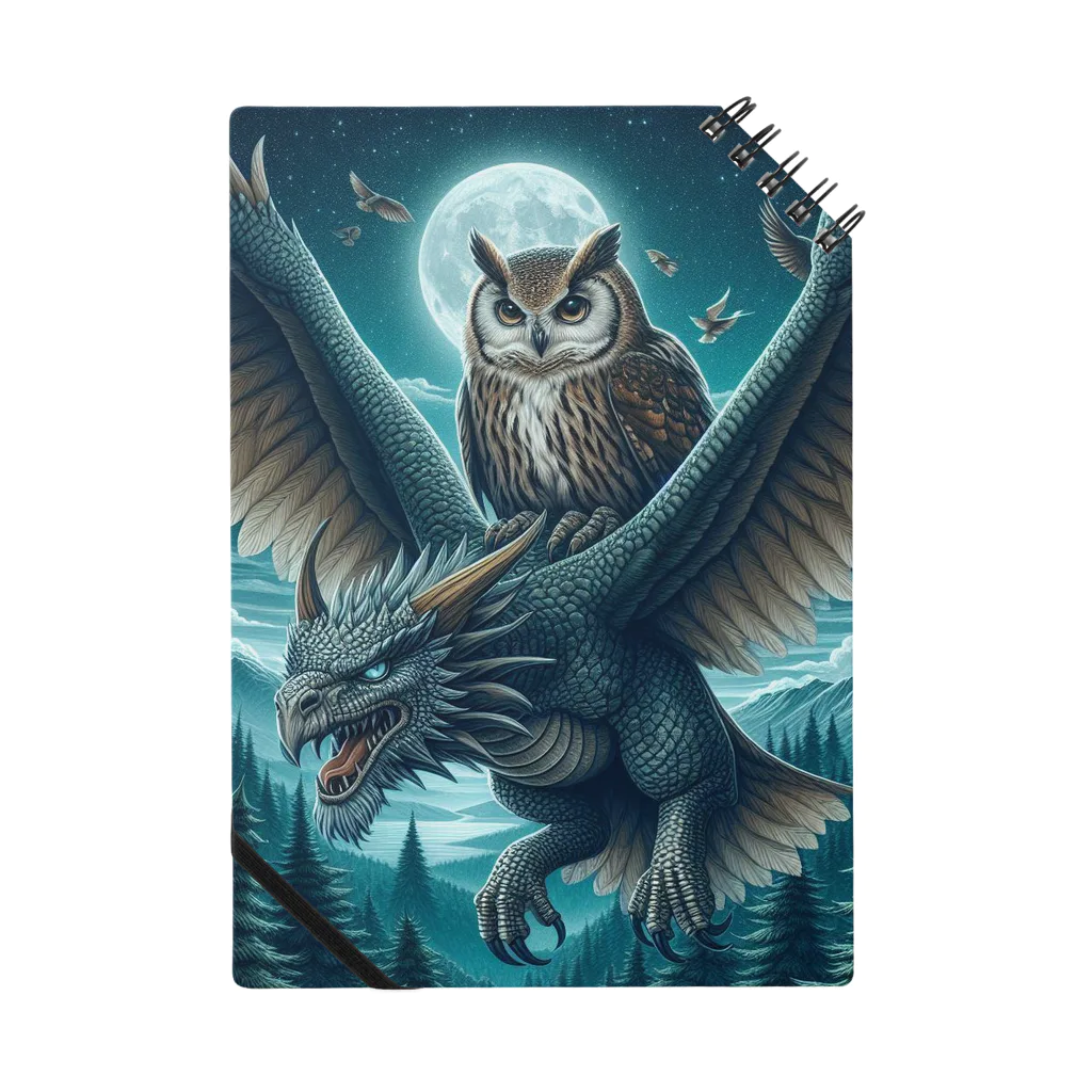 万事屋のフクロウがドラゴンに乗って大冒険中🦉🐉 Notebook