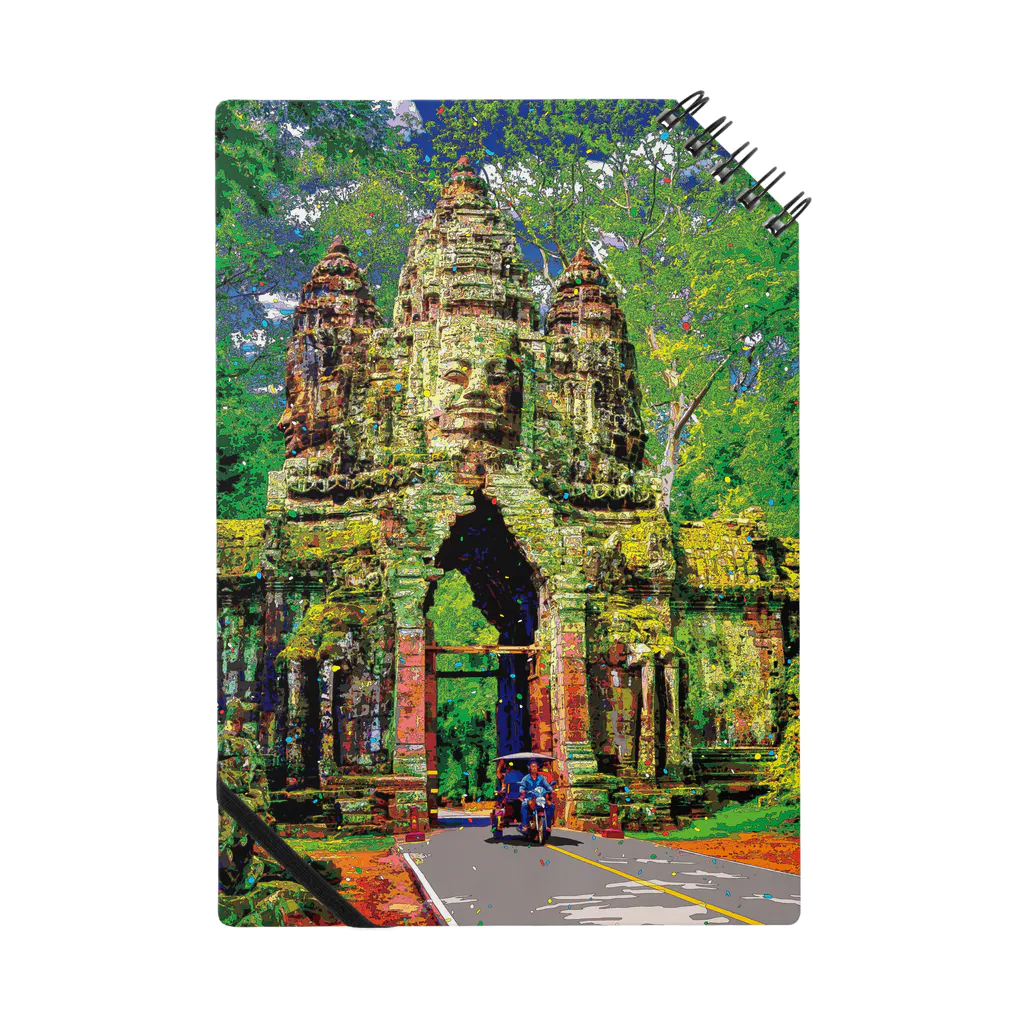 GALLERY misutawoのカンボジア アンコール・トムの北大門 Notebook