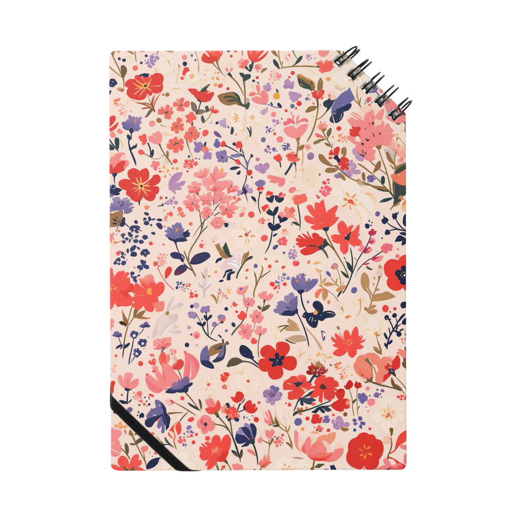 AQUAMETAVERSEの花柄のプリント　なでしこ1478 Notebook