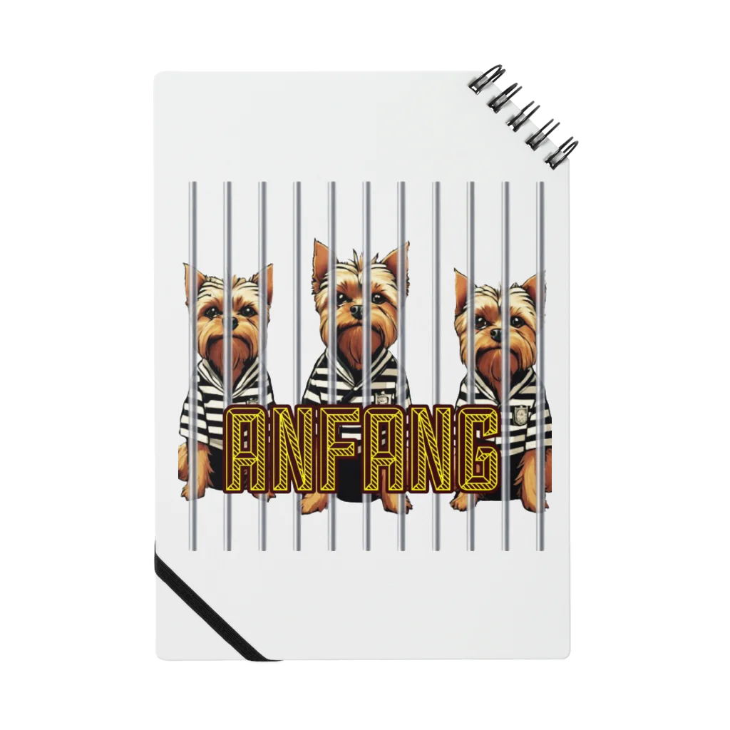ANFANG のANFANG PRISON YORKIE Notebook