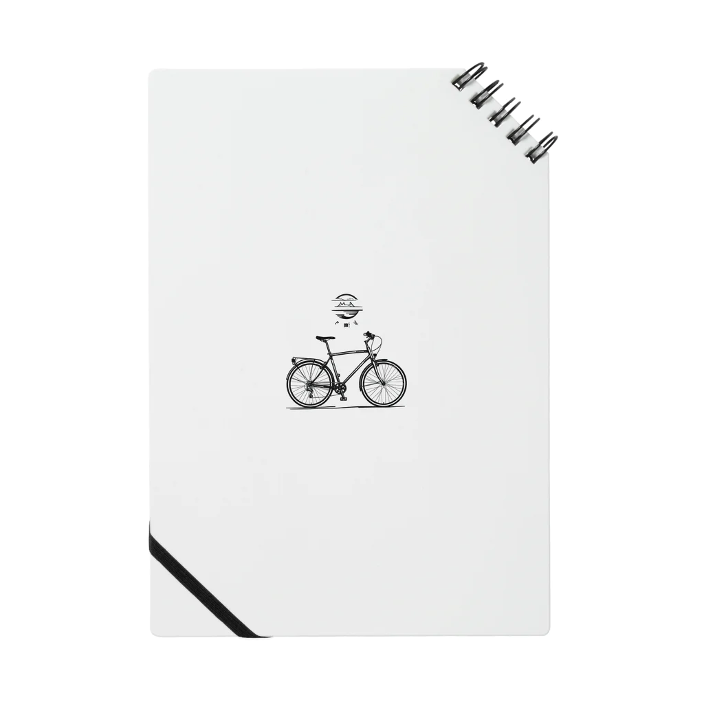 二宮大輔の自転車ロゴ Notebook