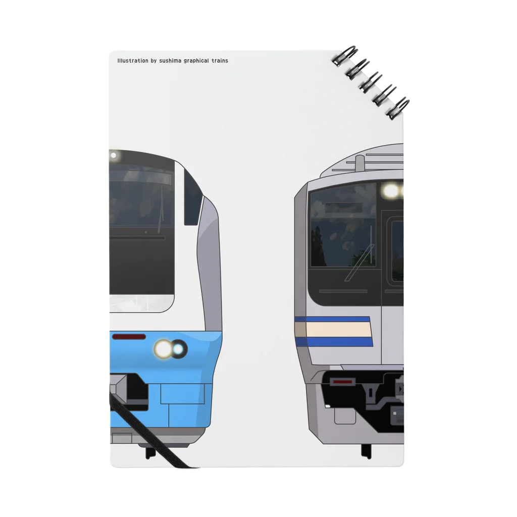sushima_graphical_trains / SHI-DEの神奈川の列車No.21_E653系 / E217系 Notebook
