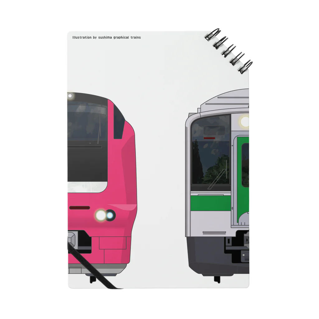 sushima_graphical_trainsの山形の列車No.2_E653系1000番台 / 701系5500番台 Notebook