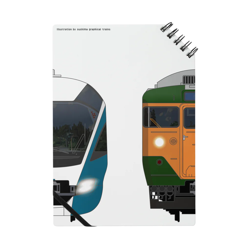 sushima_graphical_trains / SHI-DEの神奈川の列車No.17_E261系 / 113系2000番台 Notebook