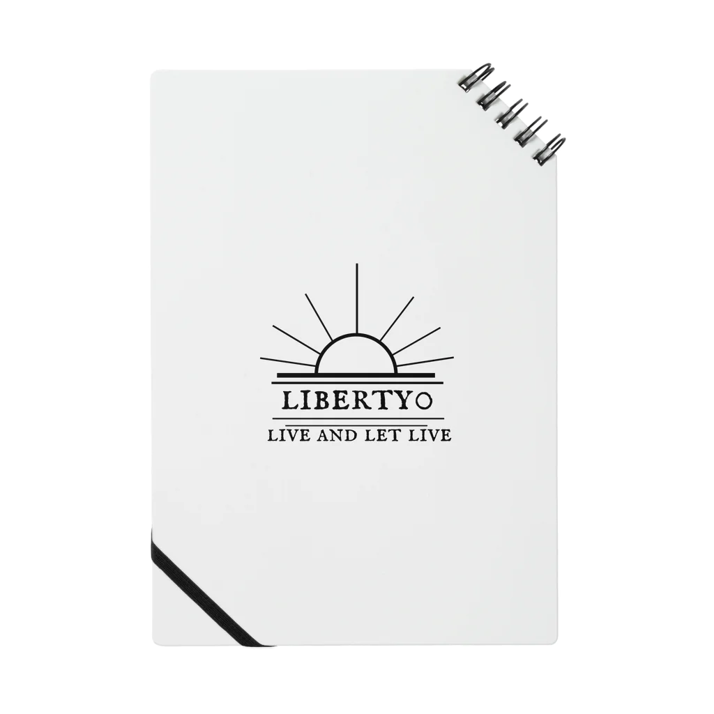 liberty0「リバティ・ゼロ」のliberty0(ホワイト) Notebook
