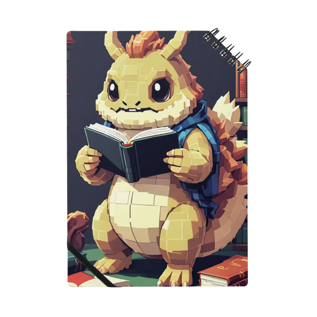 KAZENOKO_3の本を読む怪獣 ノート