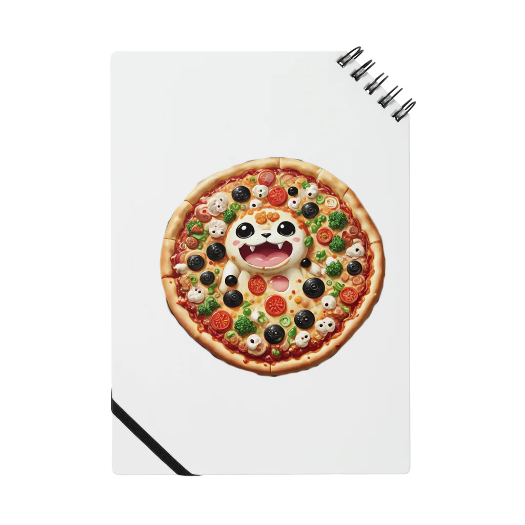 AI妖怪大図鑑のピザ妖怪　ラザピー Notebook