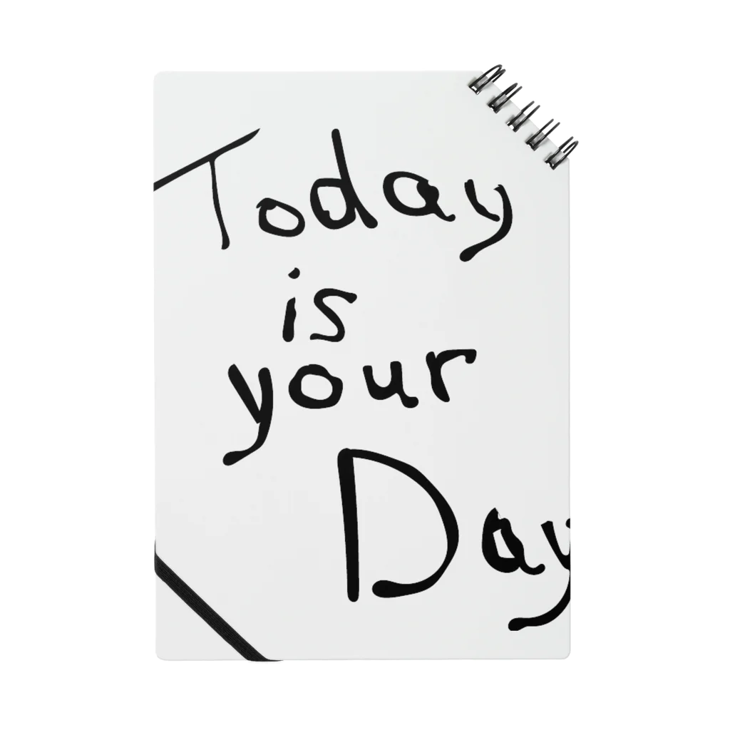 TESTIMONYのtoday is your day Notebook