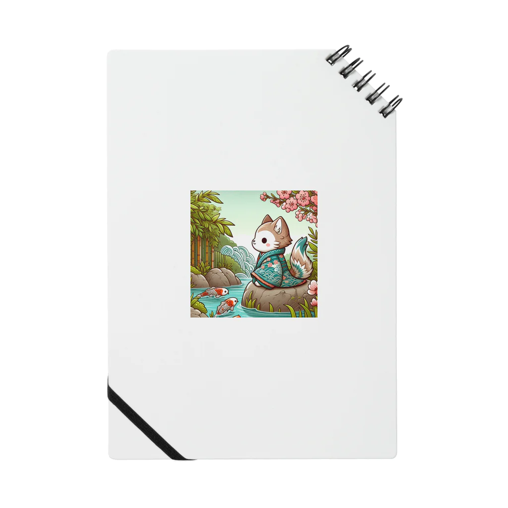 yu-chan3のほのぼの猫と鯉 Notebook