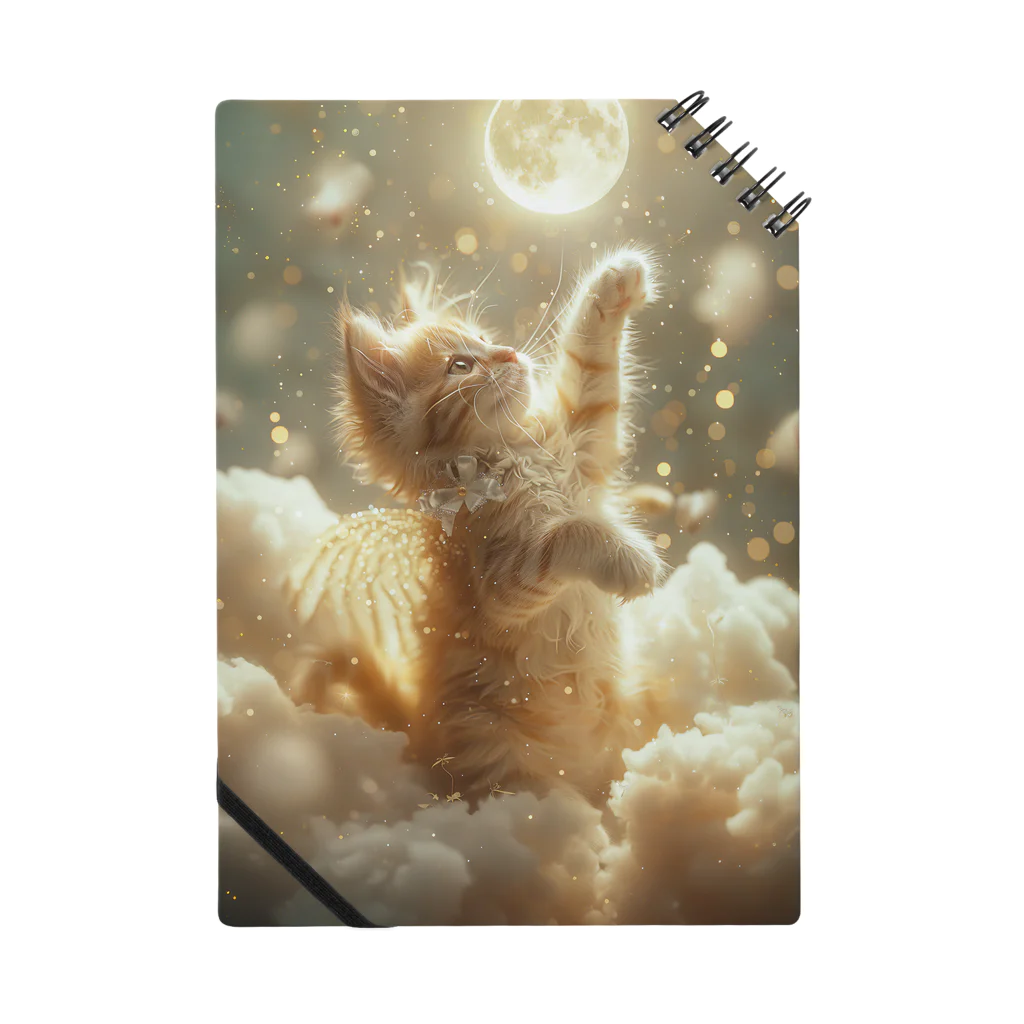 lunangelicaの月天使ねこ☆満月 Notebook