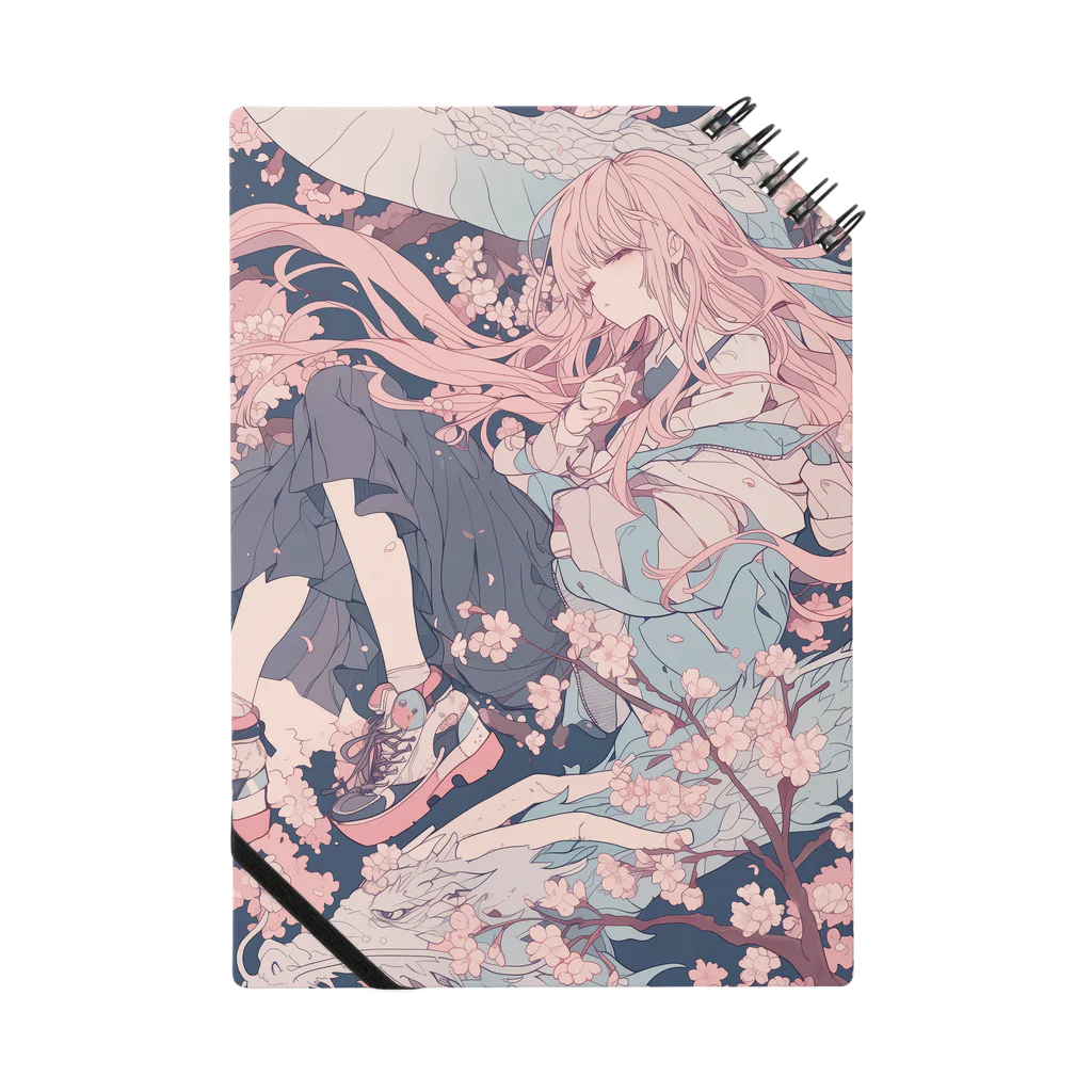 as -AIイラスト- の桜と龍 Notebook