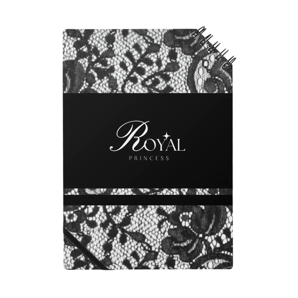 ROYAL PrincessのBLACKレース　Princess Notebook