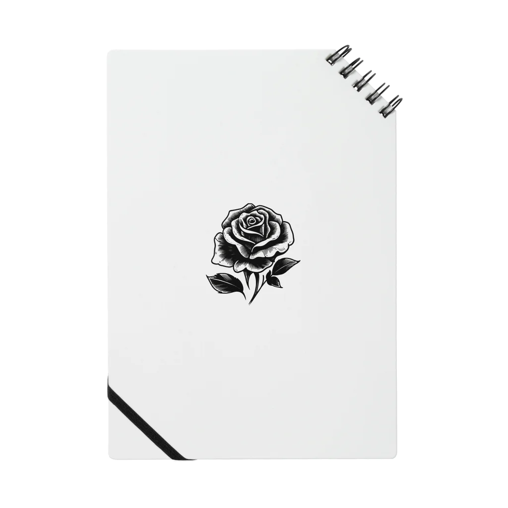 CHRON SHIROの黒い花3 Notebook
