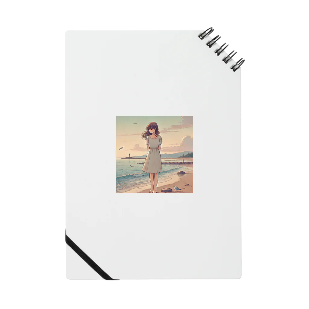 inuneko2004の海辺の女の子 Notebook