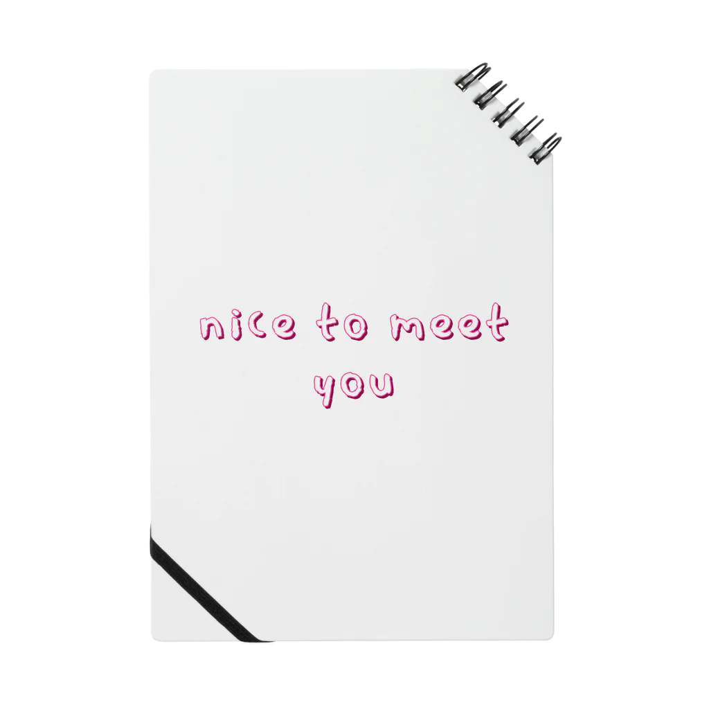 ミヤさんのnice to meet you Notebook