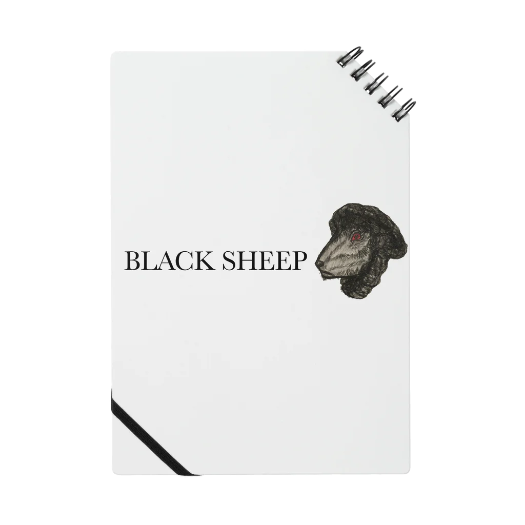 BLACKSHEEP のBLACKSHEEP オリジナルロゴ ノート