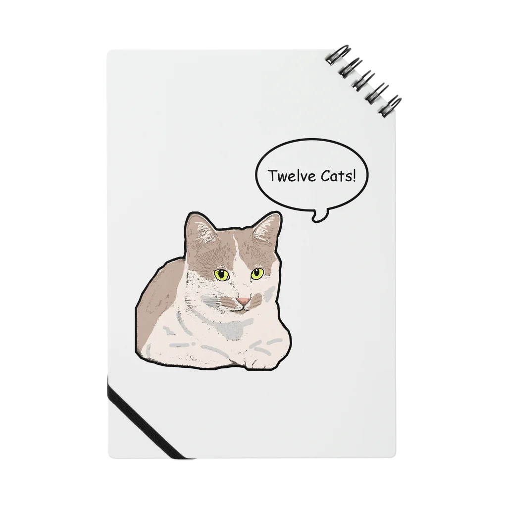 Twelve CatsのCOMIC! 5 Notebook